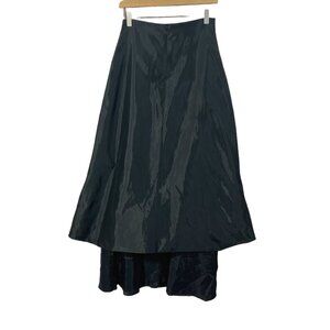 NWT JS Collections Black Organza Maxi Skirt Formal Skirt Women's Size 4
